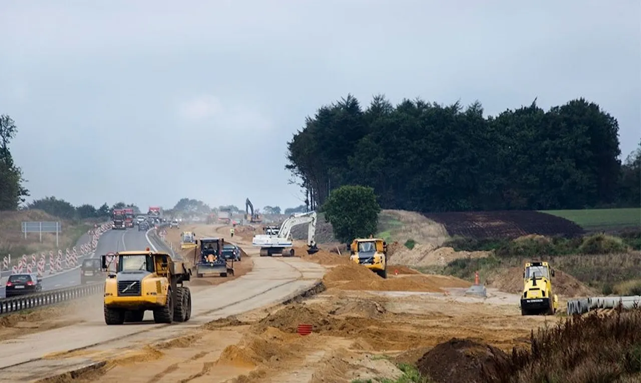 eine Großbaustelle