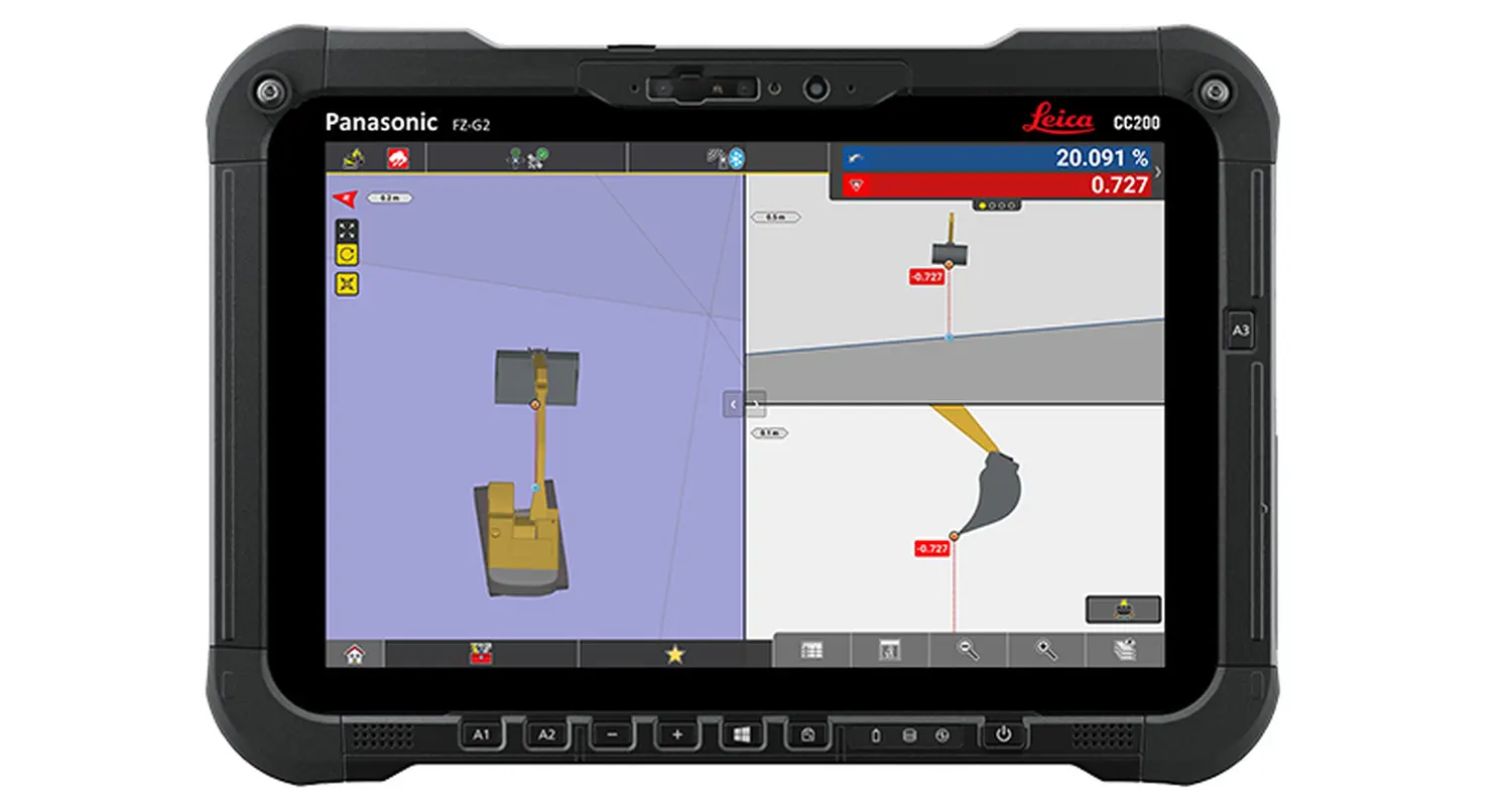 Leica iCON site excavator – 3D-System