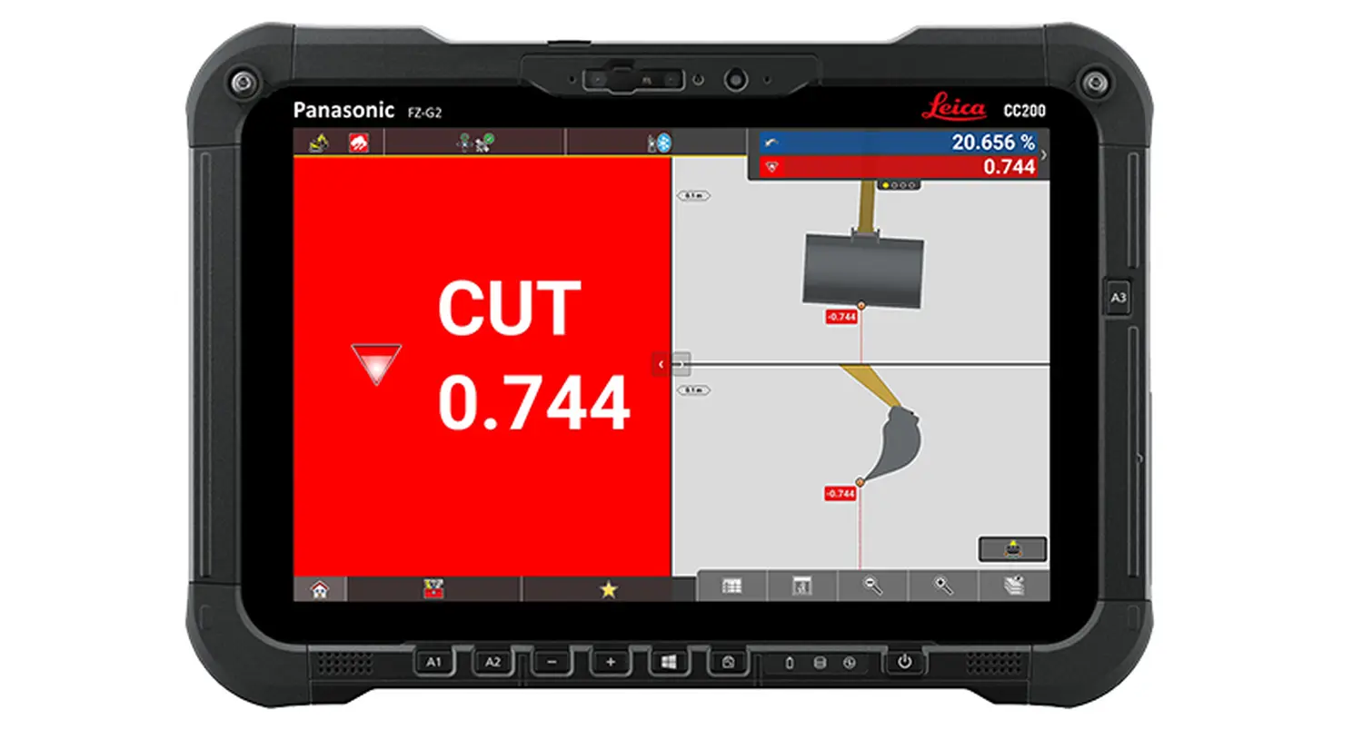 Leica iCON site excavator – 3D-System