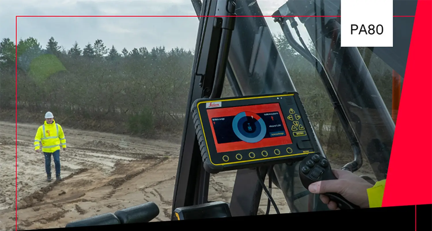 Leica PA80 für die Maschinensteuerung