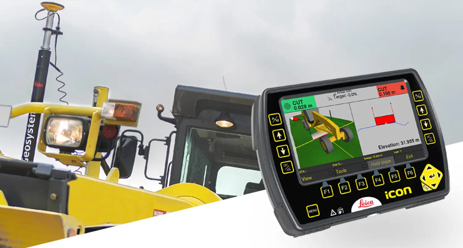 Maschinensteuerungslösungen von Leica Geosystems, insbesondere die Leica MC1-Plattform