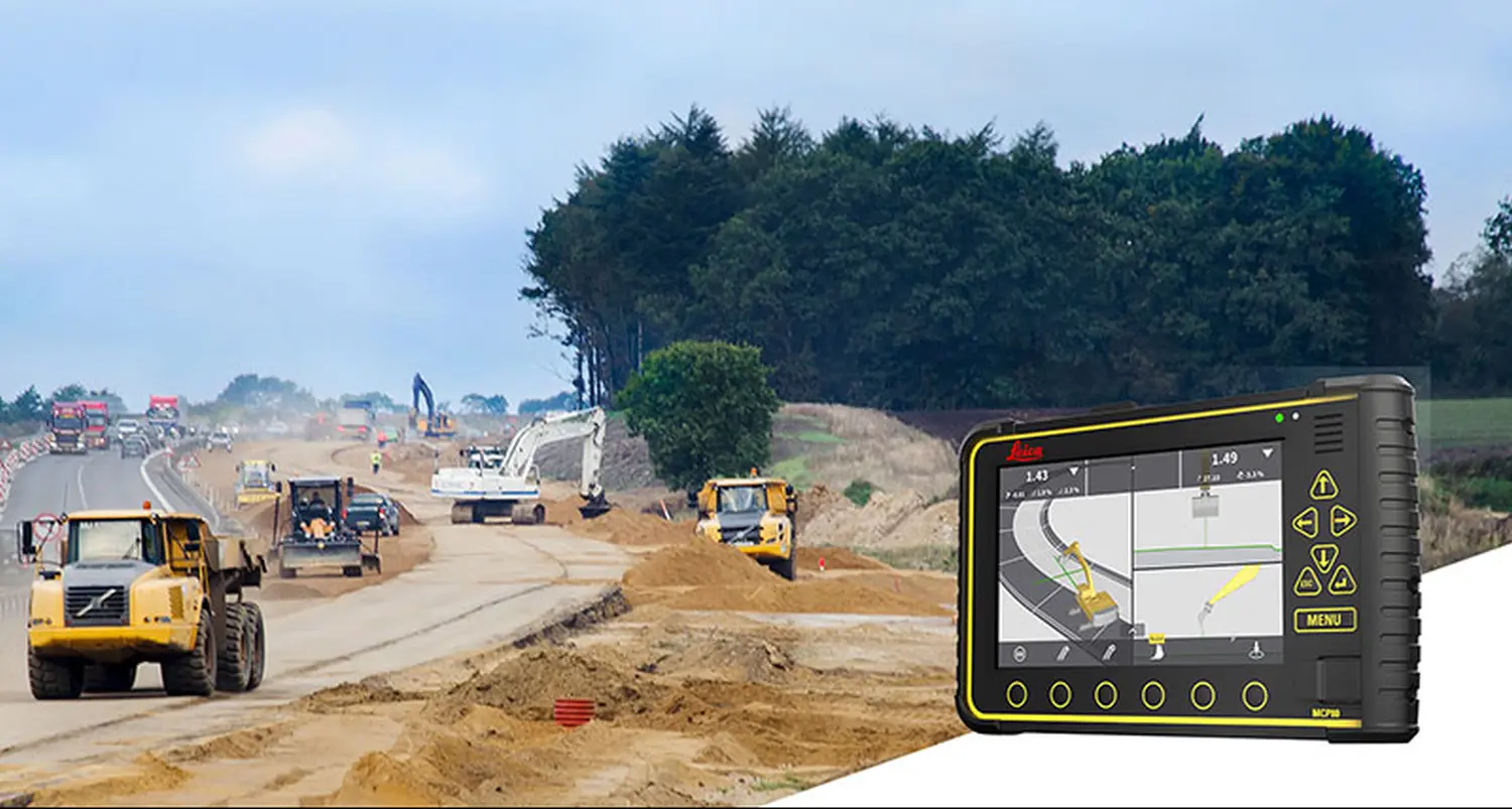 Maschinensteuerungslösungen von Leica Geosystems, insbesondere die Leica MC1-Plattform